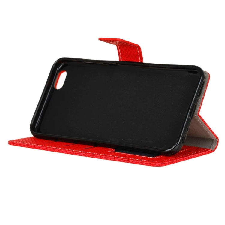 For Vivo  X9 Plus Knit Texture Horizontal Flip Leather Case with Holder & Card Slots & Wallet & Photo Frame