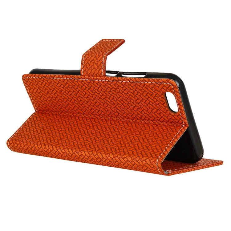 For Vivo  X9 Plus Knit Texture Horizontal Flip Leather Case with Holder & Card Slots & Wallet & Photo Frame