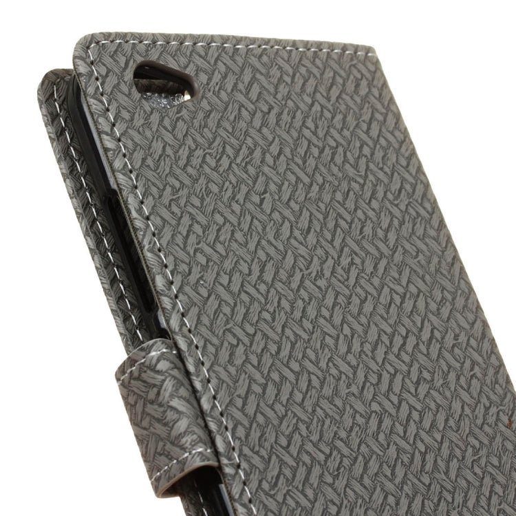 For Vivo  X9 Knit Texture Horizontal Flip Leather Case with Holder & Card Slots & Wallet & Photo Frame