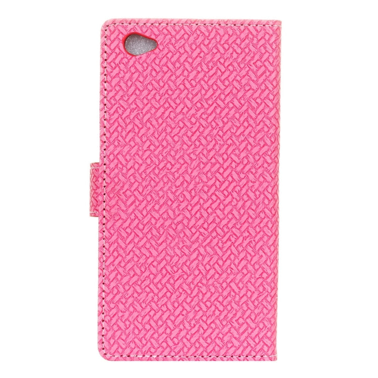 For Vivo  X9 Knit Texture Horizontal Flip Leather Case with Holder & Card Slots & Wallet & Photo Frame