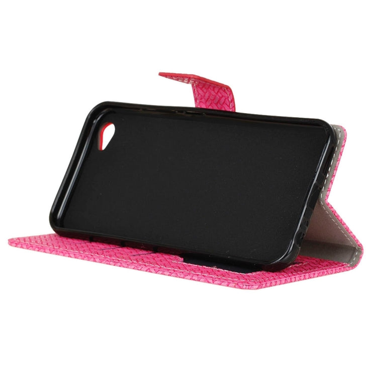 For Vivo  X9 Knit Texture Horizontal Flip Leather Case with Holder & Card Slots & Wallet & Photo Frame