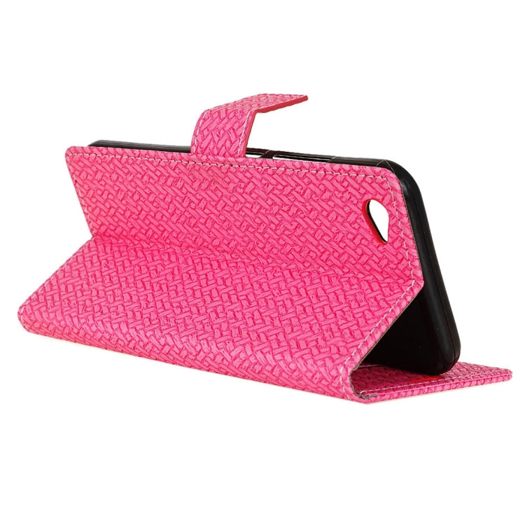 For Vivo  X9 Knit Texture Horizontal Flip Leather Case with Holder & Card Slots & Wallet & Photo Frame