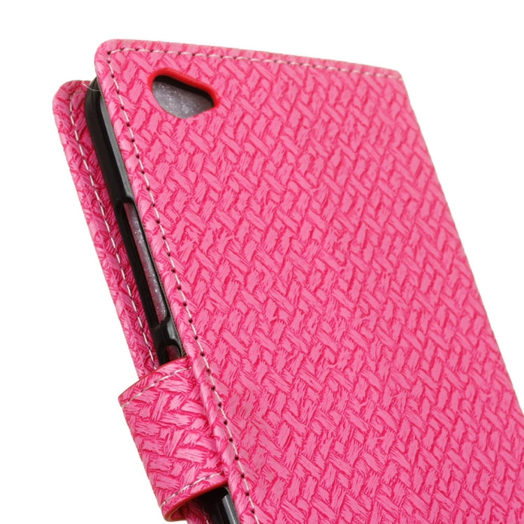 For Vivo  X9 Knit Texture Horizontal Flip Leather Case with Holder & Card Slots & Wallet & Photo Frame