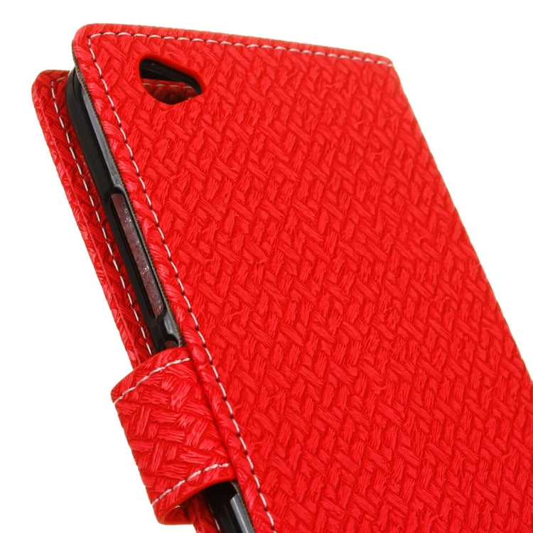 For Vivo  X9 Knit Texture Horizontal Flip Leather Case with Holder & Card Slots & Wallet & Photo Frame