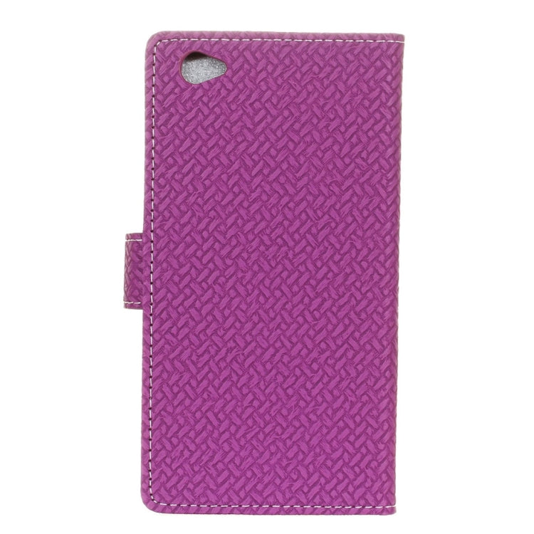 For Vivo  Y66 Knit Texture Horizontal Flip Leather Case with Holder & Card Slots & Wallet & Photo Frame