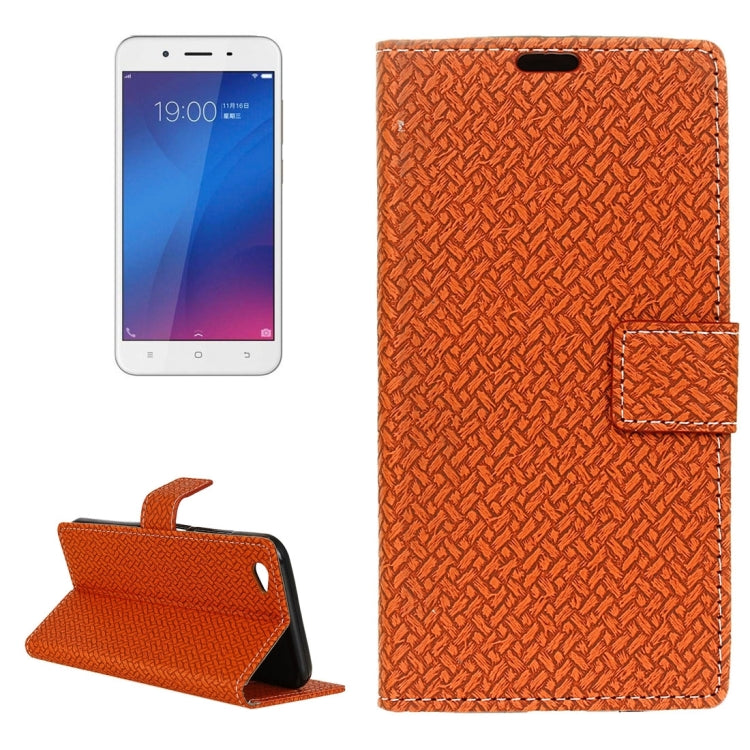 For Vivo  Y66 Knit Texture Horizontal Flip Leather Case with Holder & Card Slots & Wallet & Photo Frame