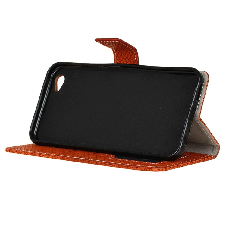 For Vivo  Y66 Knit Texture Horizontal Flip Leather Case with Holder & Card Slots & Wallet & Photo Frame