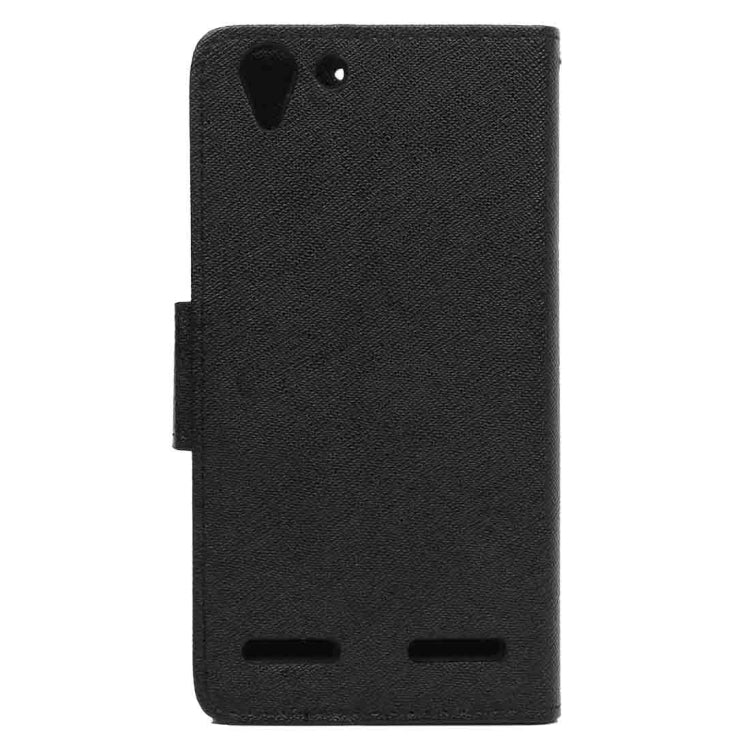 For Lenovo  Vibe K5 Cross Texture Leather Case with Holder & Card Slots & Wallet