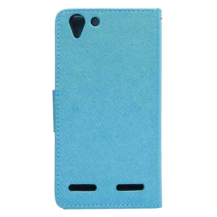 For Lenovo  Vibe K5 Cross Texture Leather Case with Holder & Card Slots & Wallet