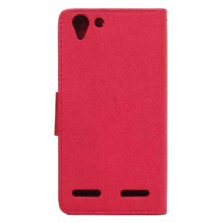 For Lenovo  Vibe K5 Cross Texture Leather Case with Holder & Card Slots & Wallet