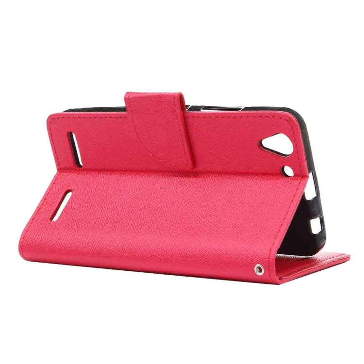 For Lenovo  Vibe K5 Cross Texture Leather Case with Holder & Card Slots & Wallet