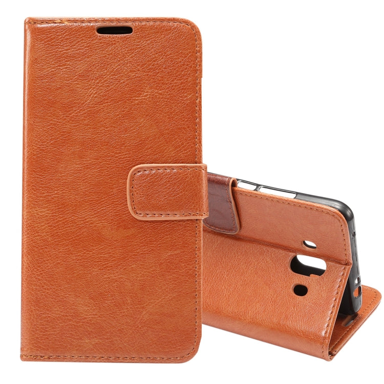 For Huawei  Mate 10 Crazy Horse Texture Horizontal Flip Case with Holder & Card Slot & Photo Frame & Wallet
