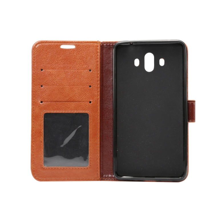 For Huawei  Mate 10 Crazy Horse Texture Horizontal Flip Case with Holder & Card Slot & Photo Frame & Wallet