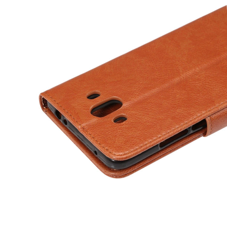 For Huawei  Mate 10 Crazy Horse Texture Horizontal Flip Case with Holder & Card Slot & Photo Frame & Wallet