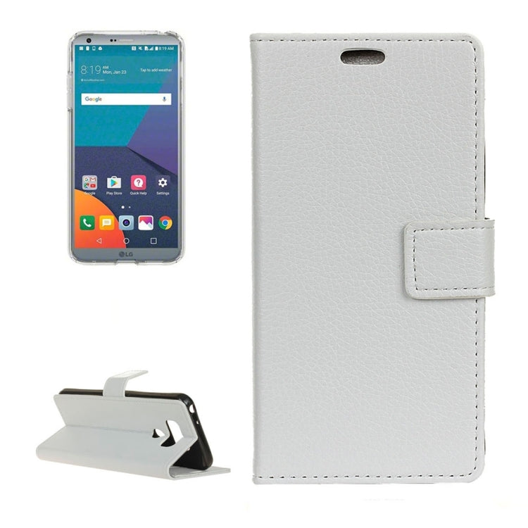 For LG G6 Litchi Texture Horizontal Flip Leather Case with Holder & Card Slots & Wallet & Photo Frame