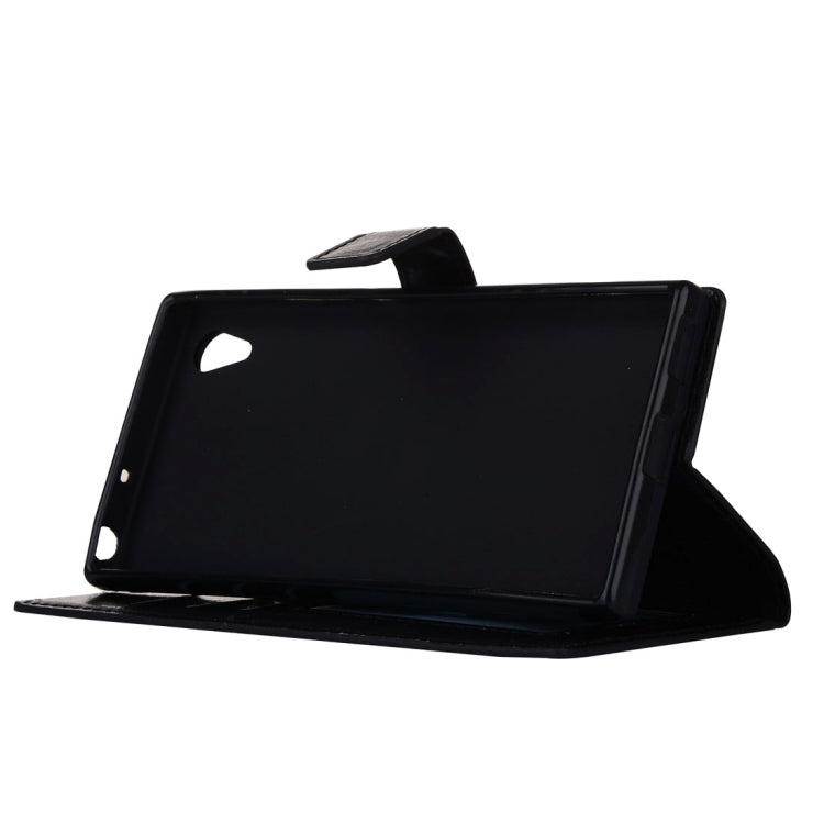 For Sony Xperia L1 Crazy Horse Texture Horizontal Flip Leather Case with Holder & Card Slots & Wallet & Photo Frame