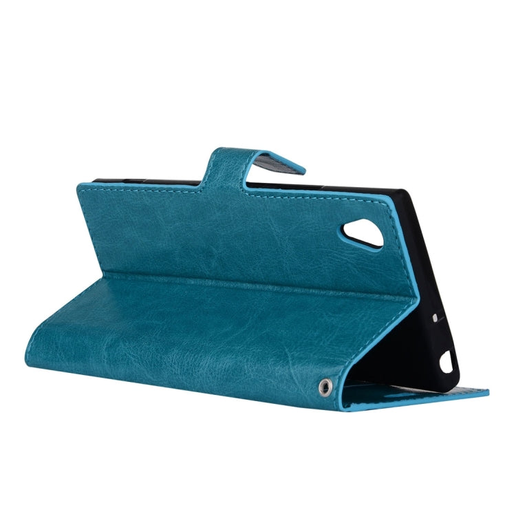 For Sony Xperia L1 Crazy Horse Texture Horizontal Flip Leather Case with Holder & Card Slots & Wallet & Photo Frame