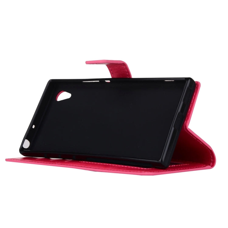 For Sony Xperia L1 Crazy Horse Texture Horizontal Flip Leather Case with Holder & Card Slots & Wallet & Photo Frame