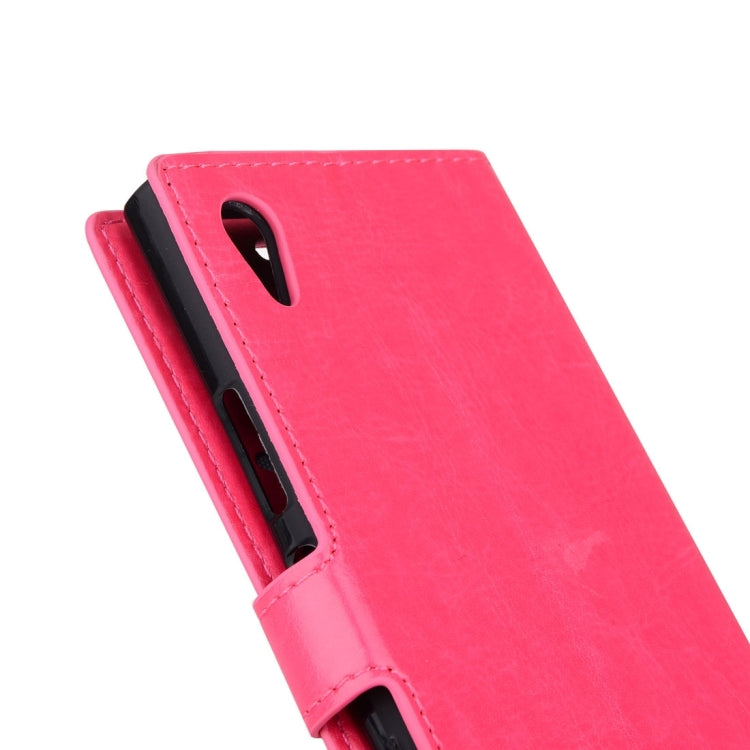 For Sony Xperia L1 Crazy Horse Texture Horizontal Flip Leather Case with Holder & Card Slots & Wallet & Photo Frame