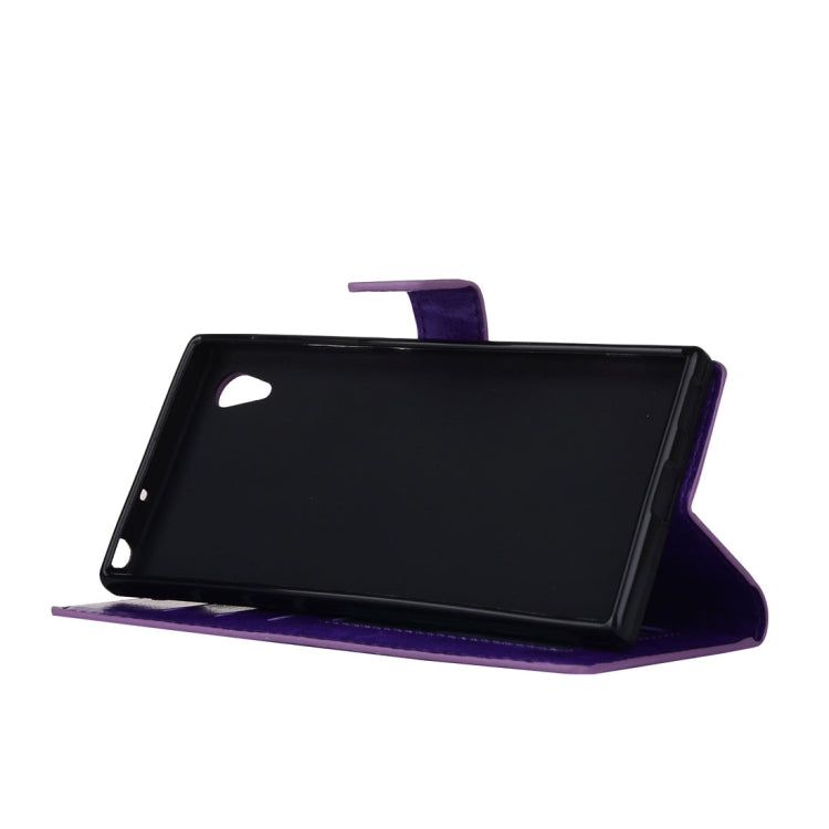 For Sony Xperia L1 Crazy Horse Texture Horizontal Flip Leather Case with Holder & Card Slots & Wallet & Photo Frame