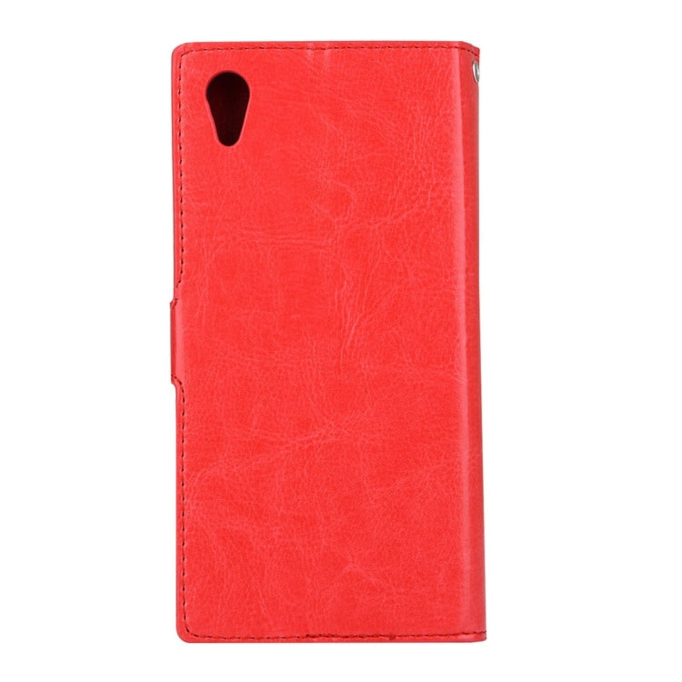For Sony Xperia L1 Crazy Horse Texture Horizontal Flip Leather Case with Holder & Card Slots & Wallet & Photo Frame