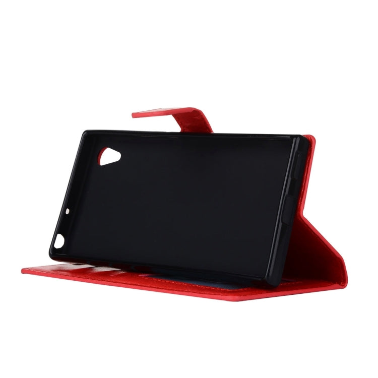 For Sony Xperia L1 Crazy Horse Texture Horizontal Flip Leather Case with Holder & Card Slots & Wallet & Photo Frame