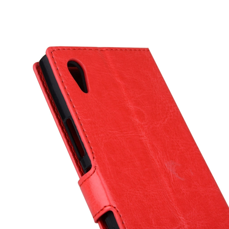 For Sony Xperia L1 Crazy Horse Texture Horizontal Flip Leather Case with Holder & Card Slots & Wallet & Photo Frame