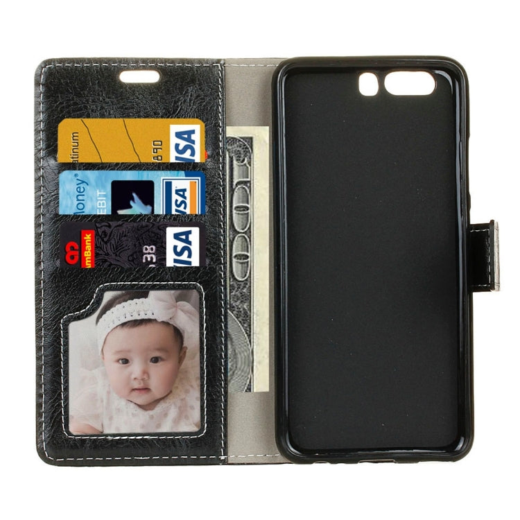 For Huawei  P10 Retro Crazy Horse Texture Horizontal Flip Leather Case with Holder & Card Slots & Wallet