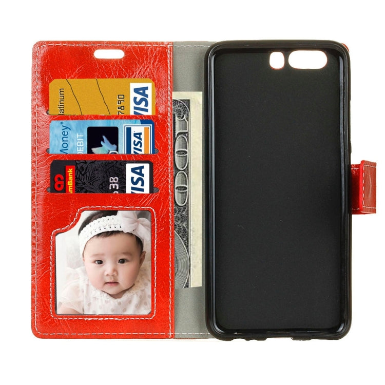 For Huawei  P10 Retro Crazy Horse Texture Horizontal Flip Leather Case with Holder & Card Slots & Wallet