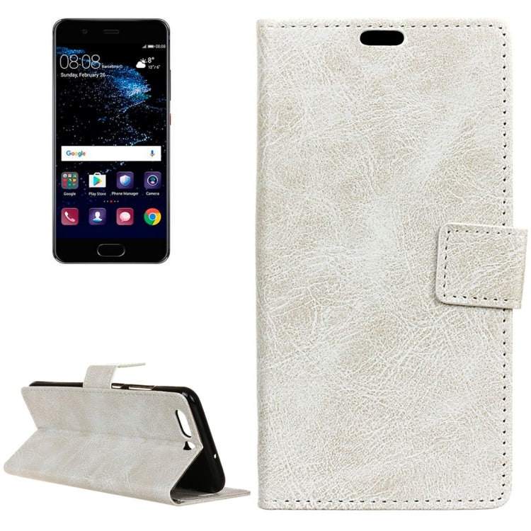 For Huawei  P10 Retro Crazy Horse Texture Horizontal Flip Leather Case with Holder & Card Slots & Wallet