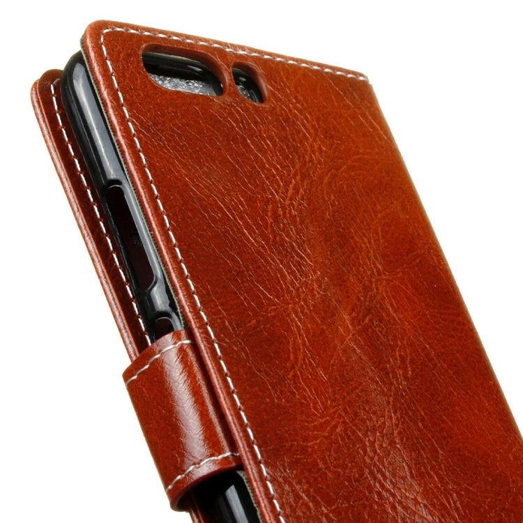 For Huawei  P10 Retro Crazy Horse Texture Horizontal Flip Leather Case with Holder & Card Slots & Wallet