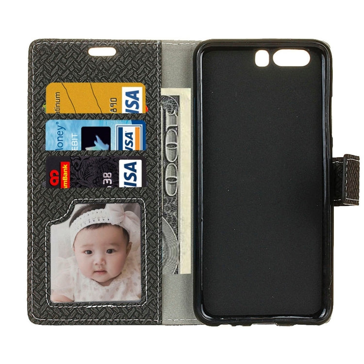 For Huawei  P10  Knit Texture Horizontal Flip Leather Case with Holder & Card Slots & Wallet