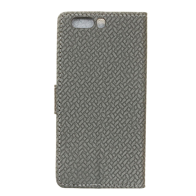 For Huawei  P10  Knit Texture Horizontal Flip Leather Case with Holder & Card Slots & Wallet