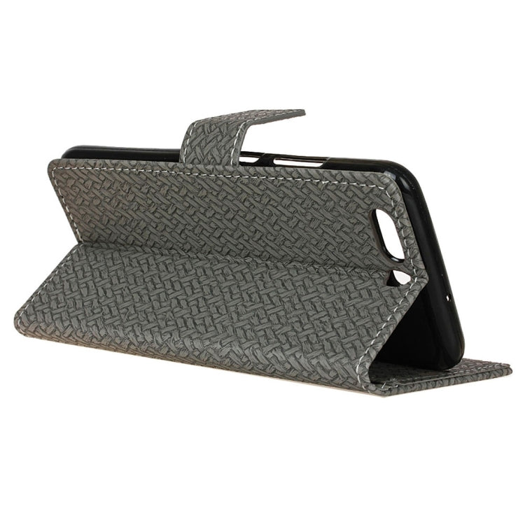 For Huawei  P10  Knit Texture Horizontal Flip Leather Case with Holder & Card Slots & Wallet