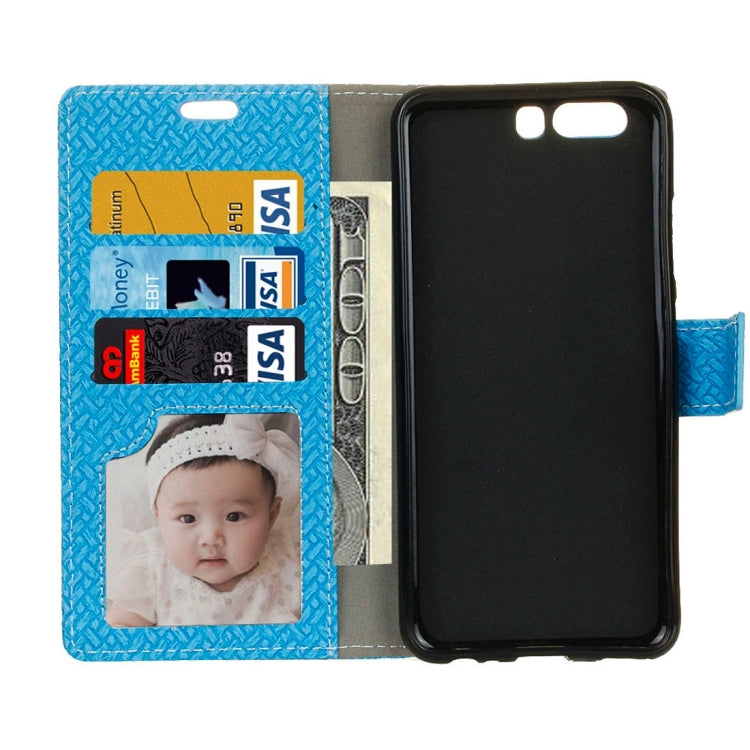 For Huawei  P10  Knit Texture Horizontal Flip Leather Case with Holder & Card Slots & Wallet