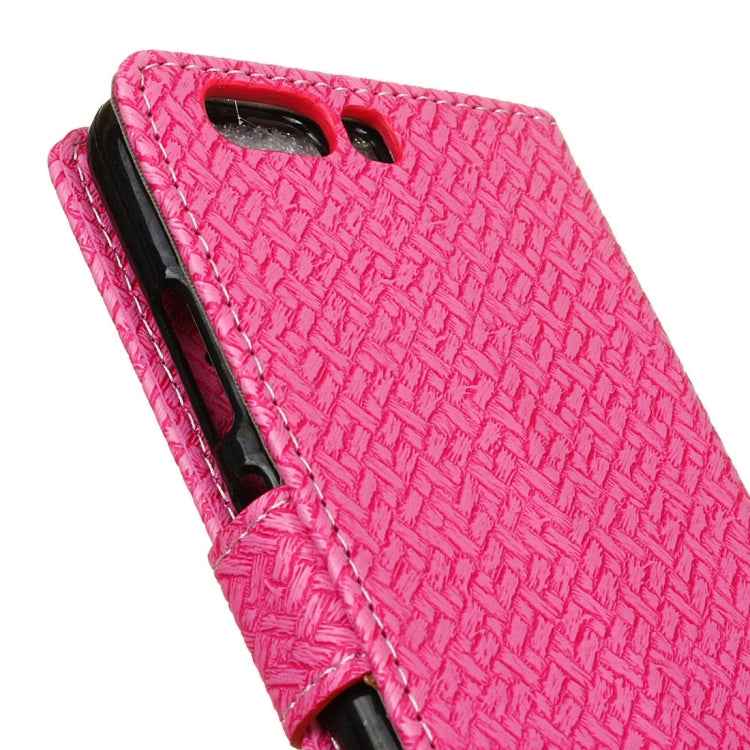 For Huawei  P10  Knit Texture Horizontal Flip Leather Case with Holder & Card Slots & Wallet