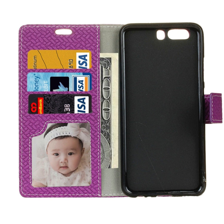 For Huawei  P10  Knit Texture Horizontal Flip Leather Case with Holder & Card Slots & Wallet