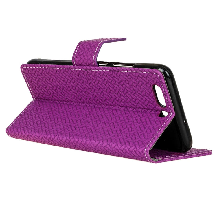 For Huawei  P10  Knit Texture Horizontal Flip Leather Case with Holder & Card Slots & Wallet