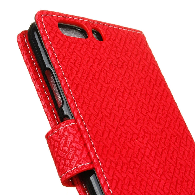 For Huawei  P10  Knit Texture Horizontal Flip Leather Case with Holder & Card Slots & Wallet