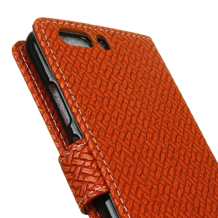 For Huawei  P10  Knit Texture Horizontal Flip Leather Case with Holder & Card Slots & Wallet