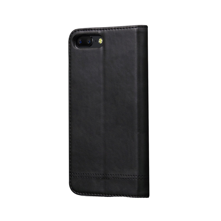 For OnePlus 5 Crazy Horse Texture Horizontal Flip Case with Holder & Card Slot & Wallet