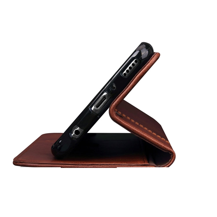 For Huawei  P10 Plus Crazy Horse Texture Horizontal Flip Case with Holder & Card Slot & Wallet