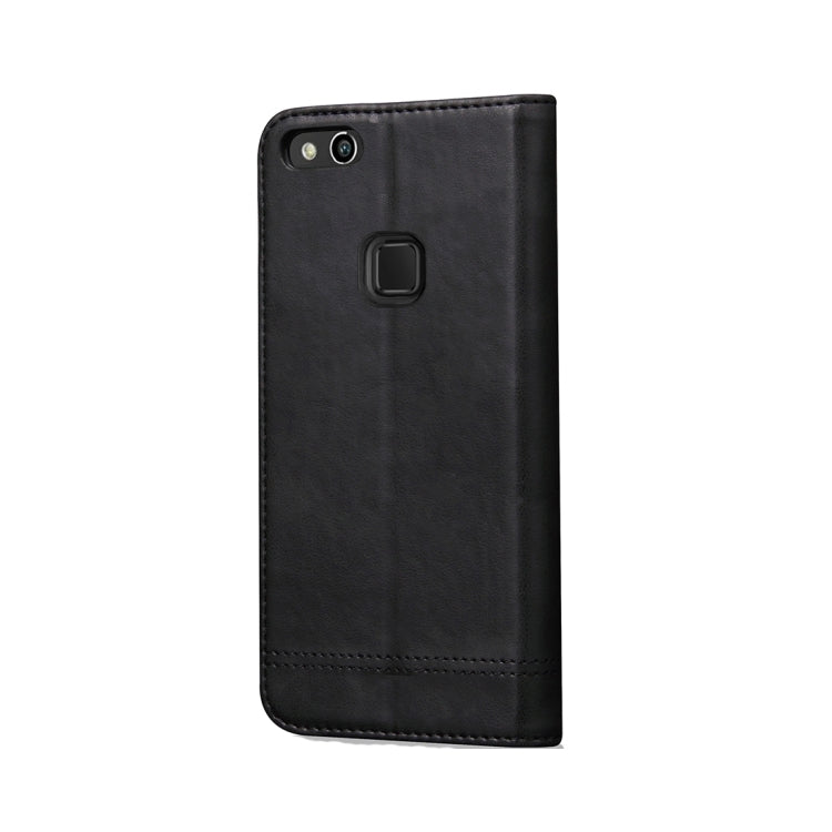 For Huawei  P10 Lite Crazy Horse Texture Horizontal Flip Case with Holder & Card Slot & Wallet