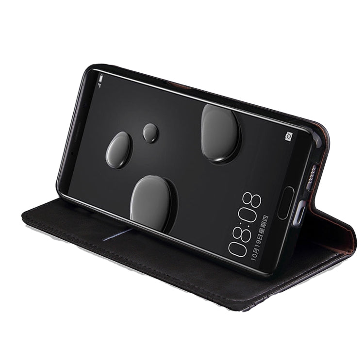 For Huawei  Mate 10 Crazy Horse Texture Horizontal Flip Case with Holder & Card Slot & Wallet