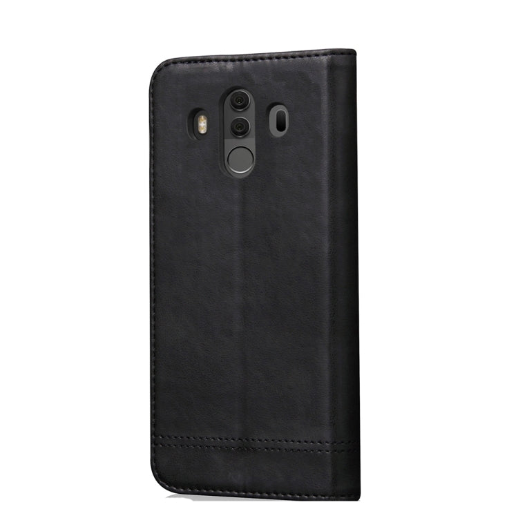 For Huawei  Mate 10 Pro Crazy Horse Texture Horizontal Flip Case with Holder & Card Slot & Wallet