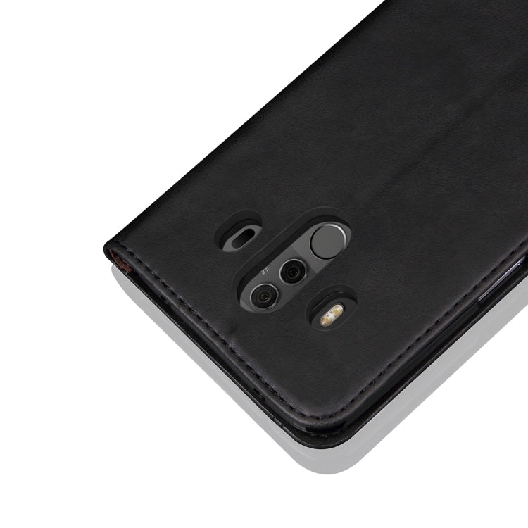 For Huawei  Mate 10 Pro Crazy Horse Texture Horizontal Flip Case with Holder & Card Slot & Wallet