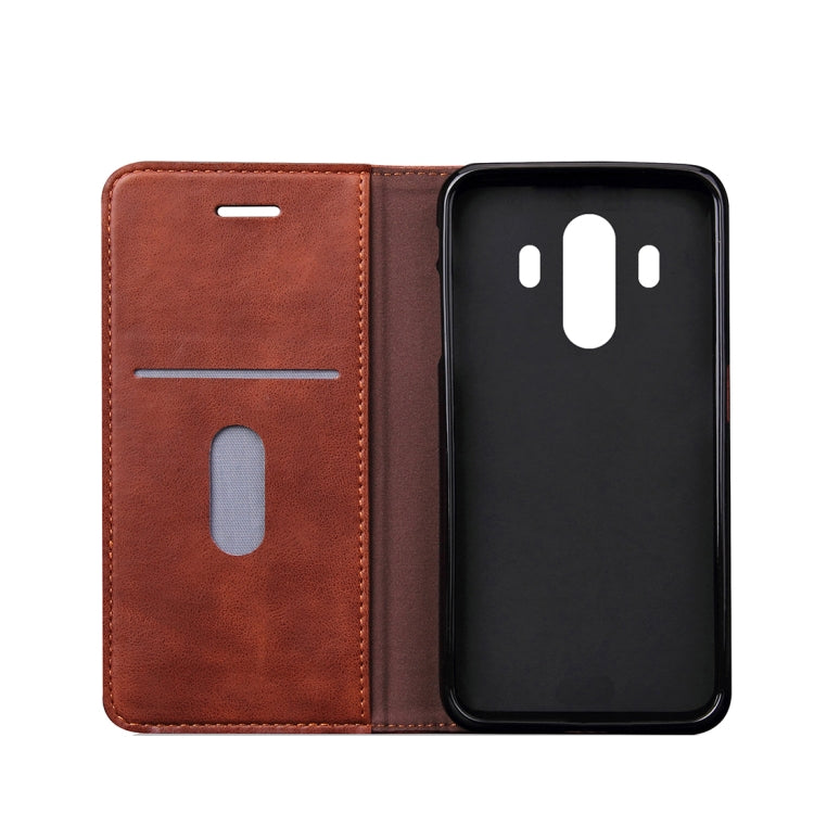 For Huawei  Mate 10 Pro Crazy Horse Texture Horizontal Flip Case with Holder & Card Slot & Wallet