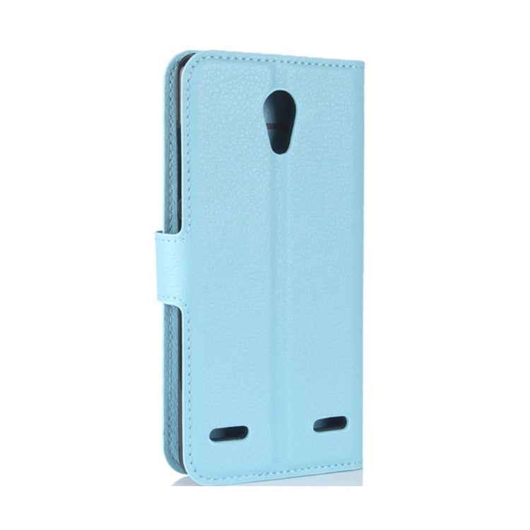 For ZTE  Blade A521 Litchi Texture Horizontal Flip Leather Case with Holder & Card Slots & Wallet