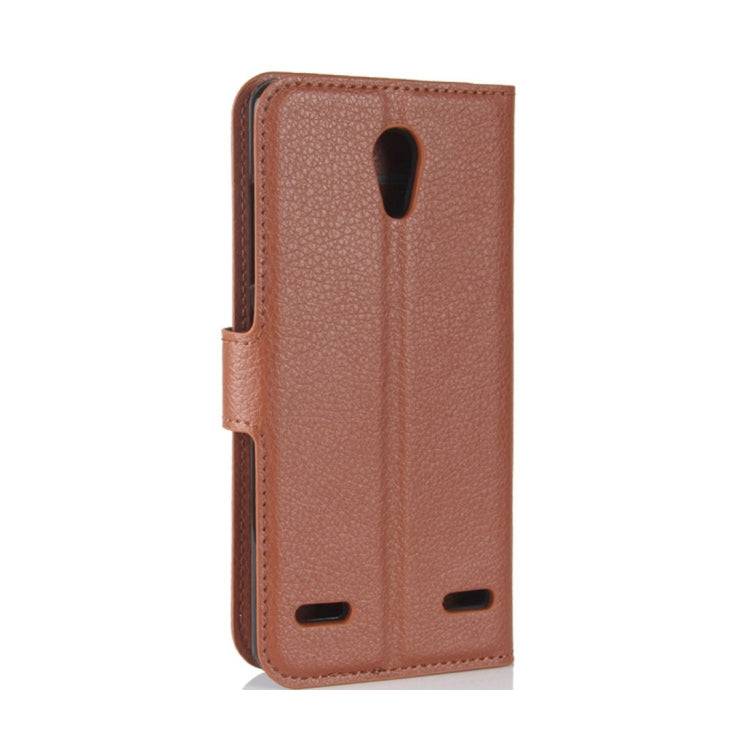 For ZTE  Blade A521 Litchi Texture Horizontal Flip Leather Case with Holder & Card Slots & Wallet