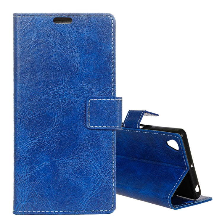 For Sony Xperia XA1 Plus Crazy Horse Texture PU Leather Protection Back Cover Case